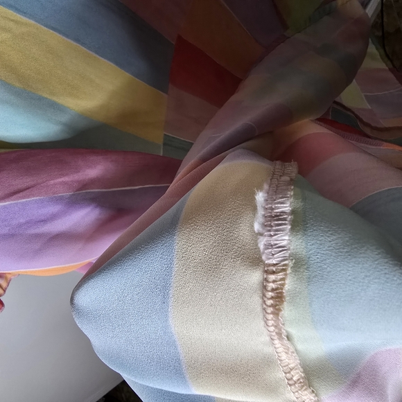 BiBi Multicolor Striped Blouse - Picture 11 of 11